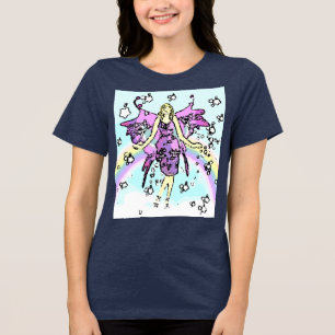 Children's book Fairy  Tri-Blend Shirt
