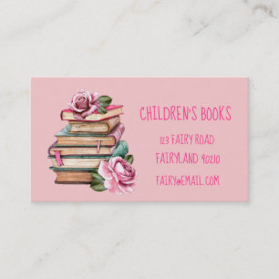 Children's books Children's bookshop and toys  Bus Business Card