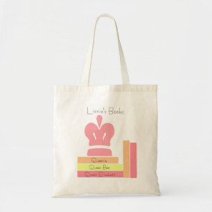 Children's Books with Crown Tote Bag