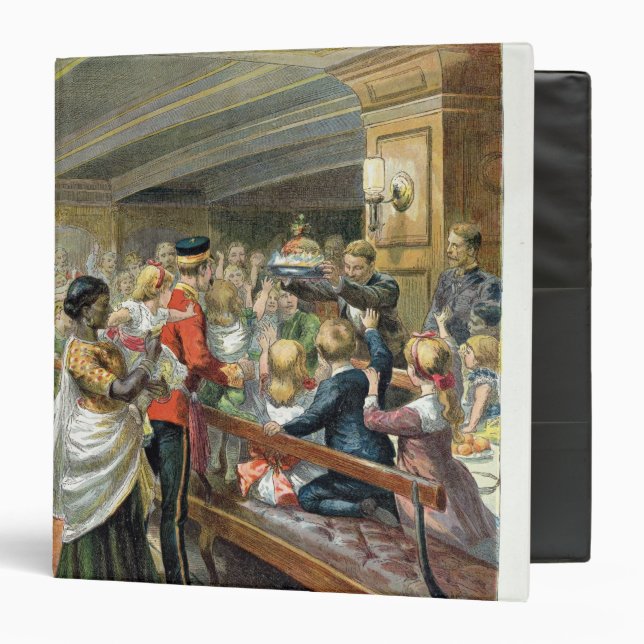 Children's Christmas Dinner at Sea Binder (Front/Inside)