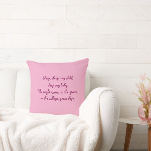 Children's decorative pillow with cartoon squirrel