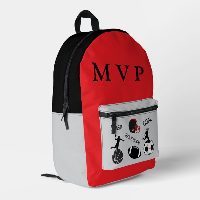 Children's Expression Collection -Boys  Printed Backpack (Back Corner Left)
