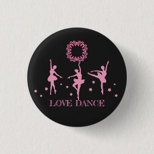 Children's Expression Collection Girl's 1 Inch Round Button