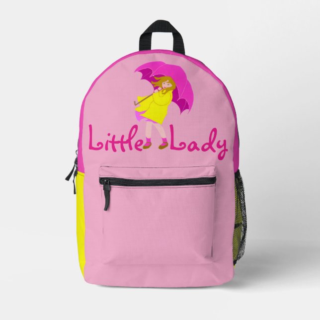 Children's Expression Collection: Girls  Printed Backpack (Front)