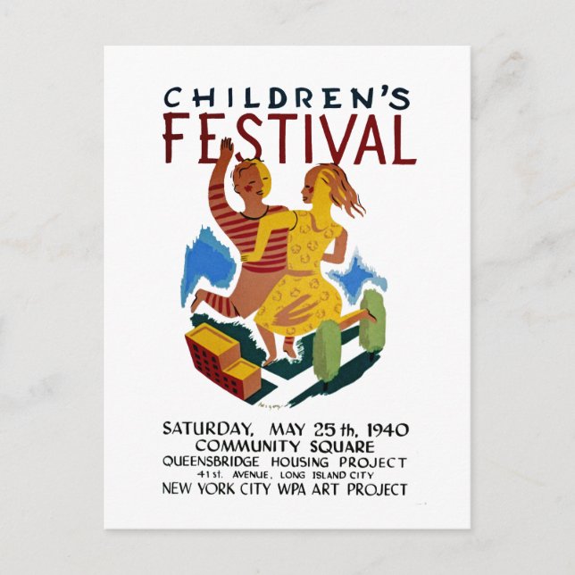 Children's Festival Postcard (Front)