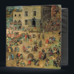 Children's Games , 1560 Binder<br><div class="desc">Children's Games | by Pieter the Elder Bruegel | Art Location: Kunsthistorisches Museum,  Vienna,  Austria | Flemish Artist | Image Collection Number: XIR68945</div>