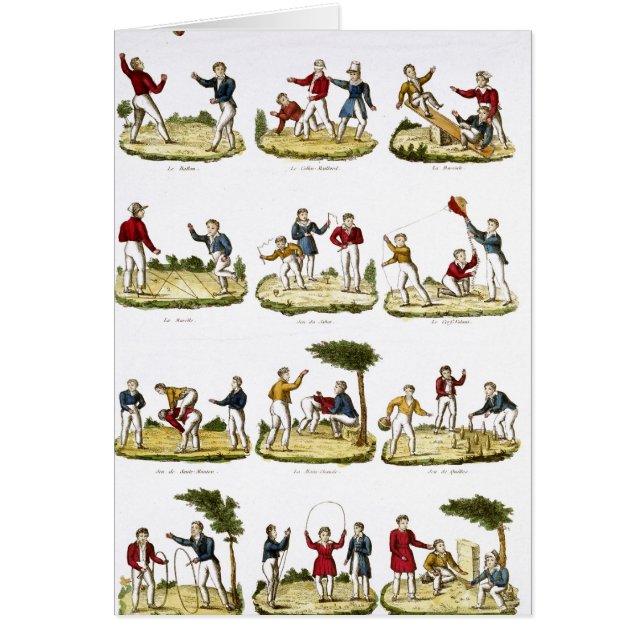 Children's Games, 1810 (Front)