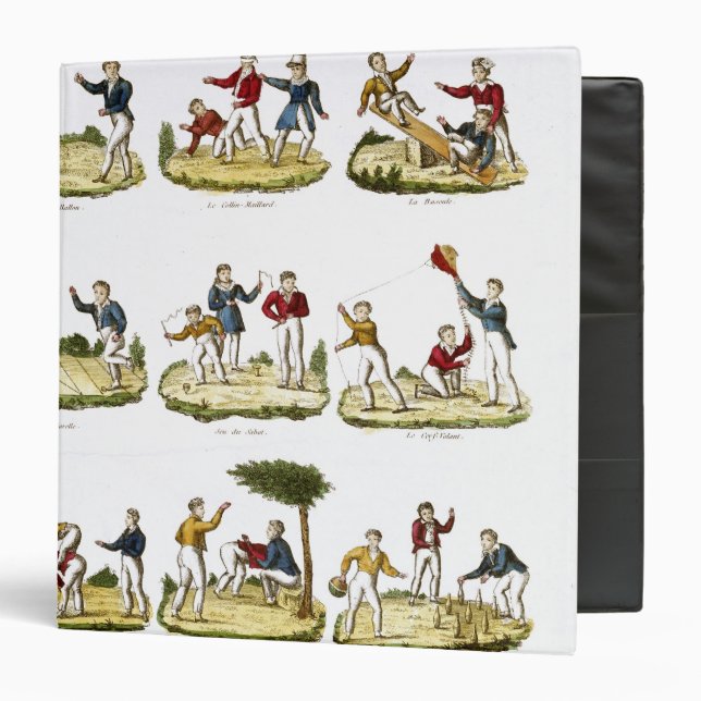 Children's Games, 1810 Binder (Front/Inside)