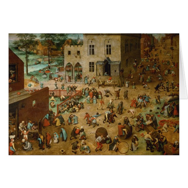 Childrens Games by Pieter Bruegel the Elder (Front Horizontal)