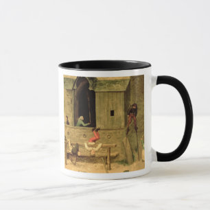 Children's Games : detail of a boy on stilts Mug
