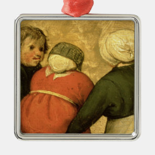 Children's Games : detail of a child Metal Ornament