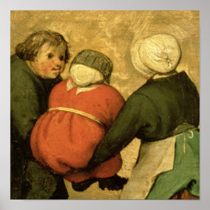 Children's Games : detail of a child Poster