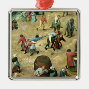 Children's Games : detail of bottom Metal Ornament