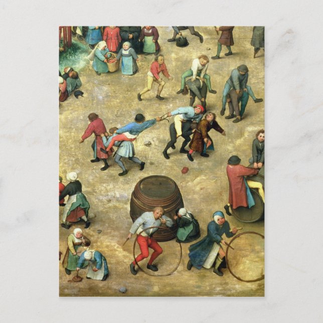 Children's Games : detail of bottom Postcard (Front)