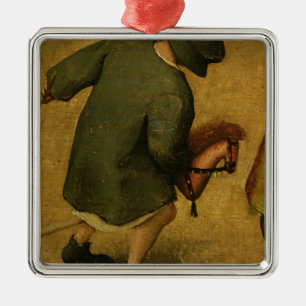 Children's Games, detail of bottom section Metal Ornament