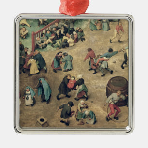 Children's Games : detail of left-hand section Metal Ornament