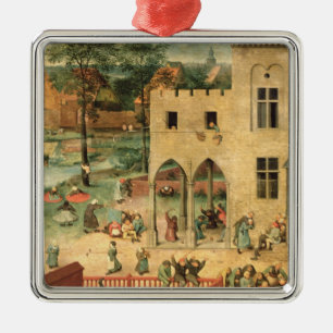 Children's Games : detail of top left-hand Metal Ornament