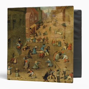 Children's Games : detail of top right hand Binder