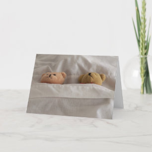 Childrens Get Well Soon Teddy Bear Greeting Card