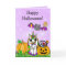 Children's Happy Halloween Purple Unicorn Cartoon