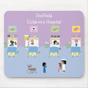Children's Hospital Ward Customizable Mouse Pad