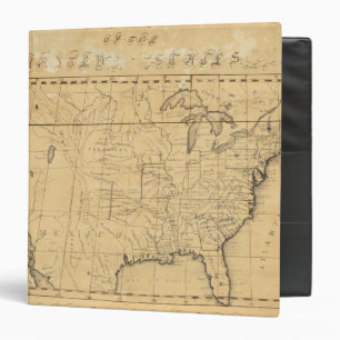 Children's Map Of The United States Binder