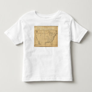 Children's Map Of The United States Toddler T-shirt