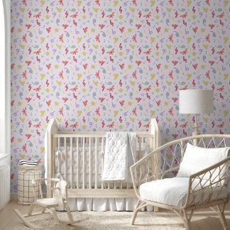 children's music pattern wallpaper