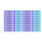 Children's name labels for school/water proof