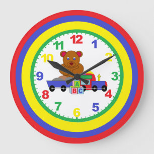 Childrens Nursery Clock With Numbers