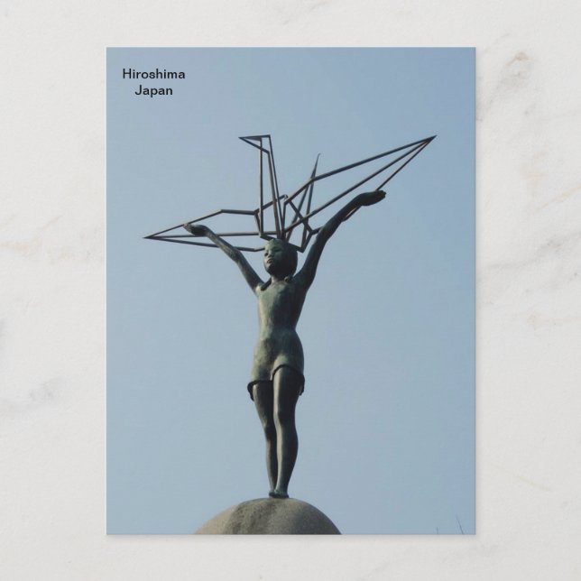 Children's Peace Monument in Hiroshima, Japan Postcard (Front)