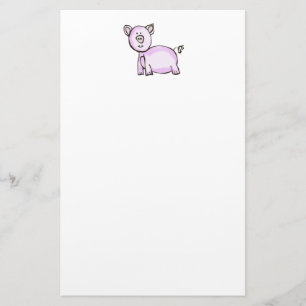Children's Pig Stationery