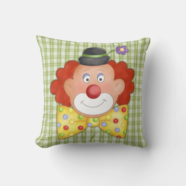 Children's pillow with clown (Front)