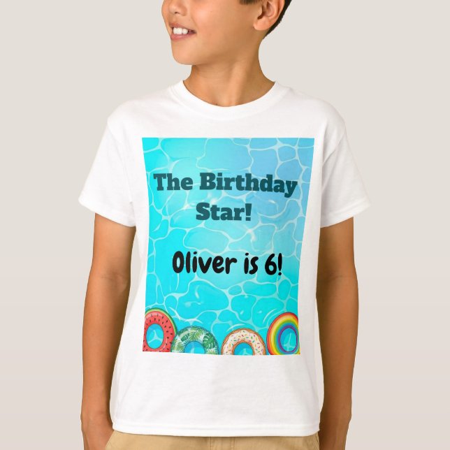 Children's Pool Party T-Shirt (Front)