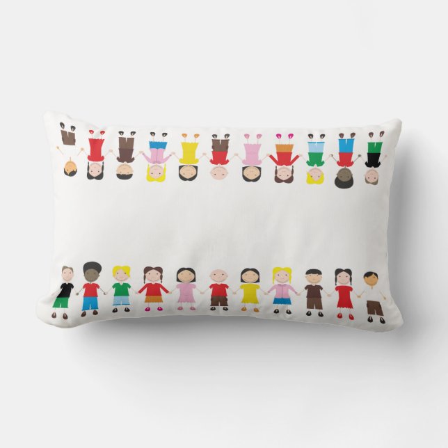 Children's Row Lumbar Pillow (Front)