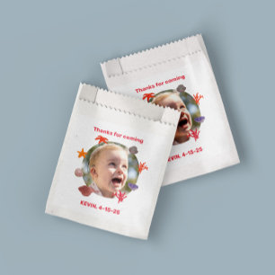 Children's summer sailor's birthday party favour bag