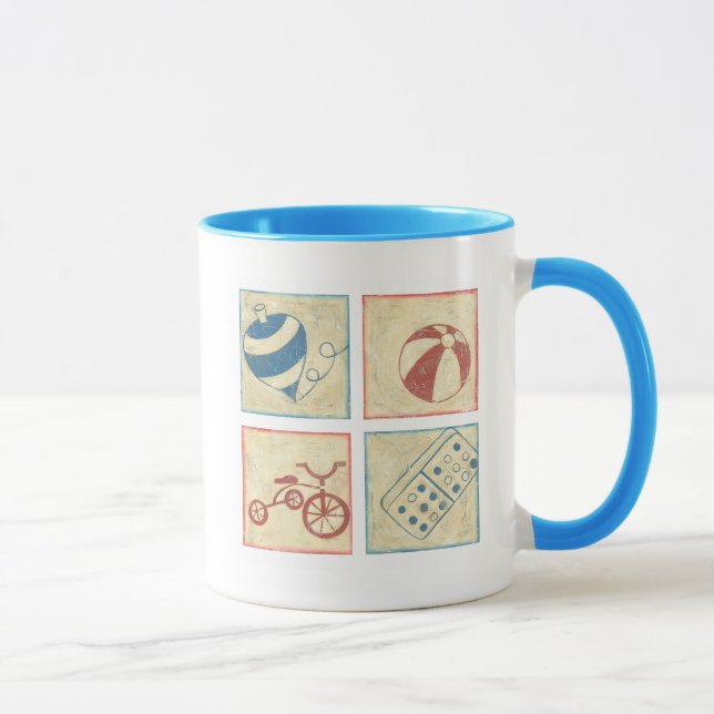 Children's Toys by Chariklia Zarris Mug (Right)