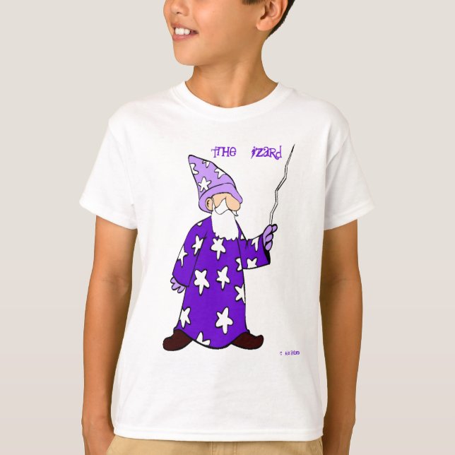 CHILDREN'S TSHIRTS - SHIRTS - WIZARD - IZRD MAGIC (Front)