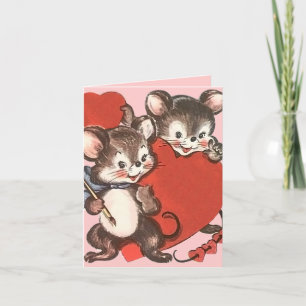 Children's Vintage Valentine's Day Card