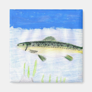 Children's Winning Artwork: trout Magnet