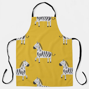 Children's Zebra: Seamless Fun Pattern Apron