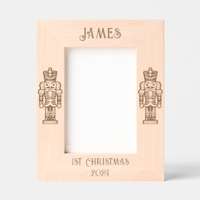 Child's 1st Christmas Etched Frames (Front)