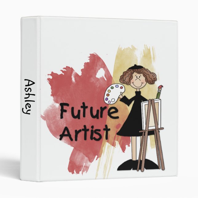 Child's Art Binder (Front/Spine)