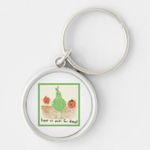 Child's Art, Green Keychain
