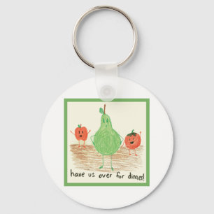 Child's Art, Green Keychain