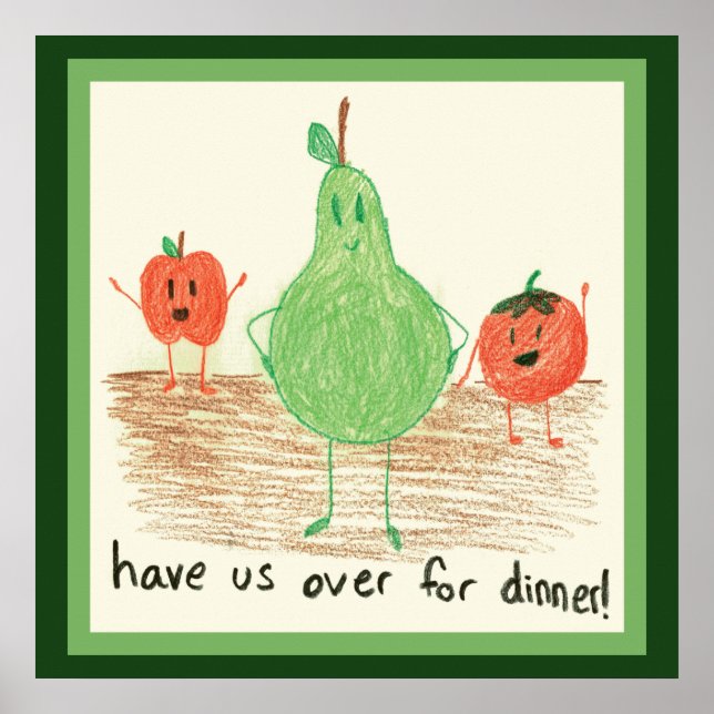 Child's Art, Green Poster (Front)