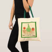 Child's Art, Green Tote Bag (Front (Product))