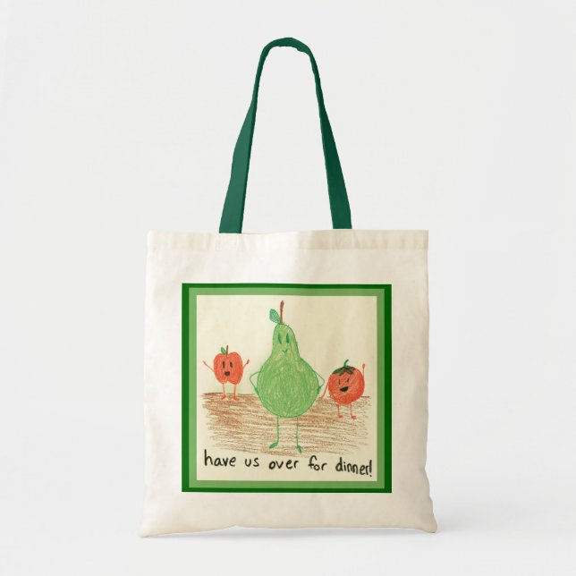 Child's Art, Green Tote Bag (Front)