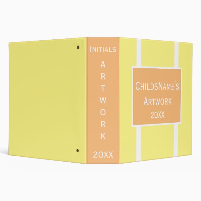 Child's Artwork Binder (Background)