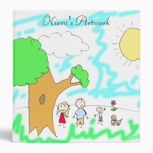 Child's Artwork Collection Binder